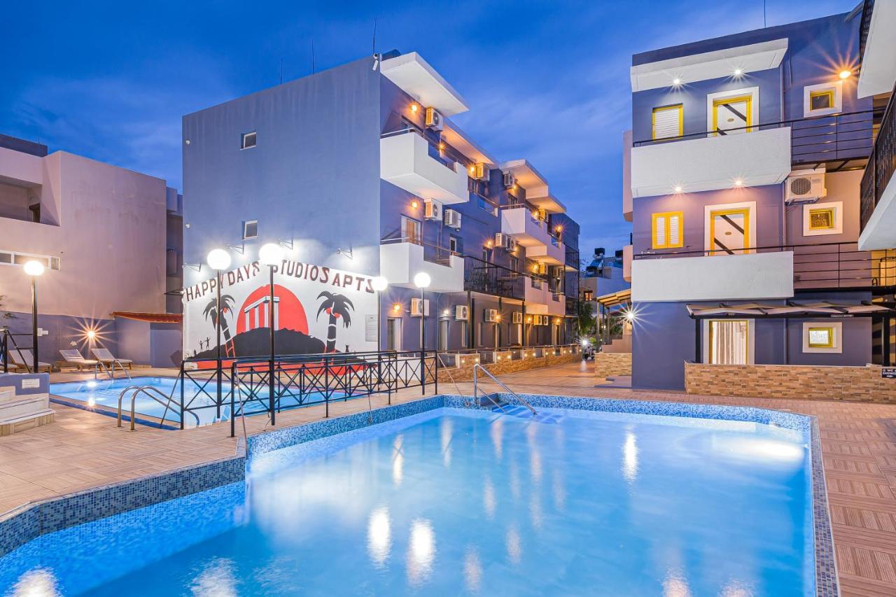 Happy Days Aparthotel Malia Exteriör bild